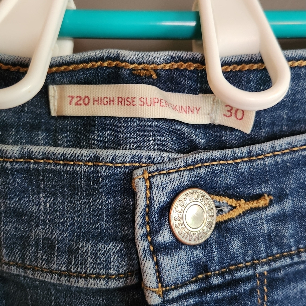 Levi's Blue High Rise 720 Jeans
